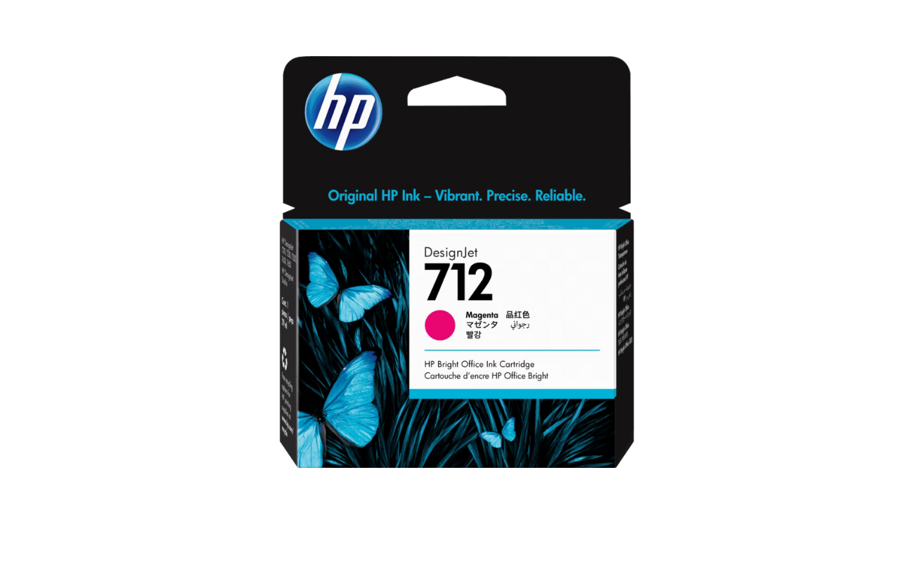 Cartucho de Tinta HP 712 Magenta 